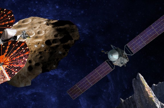 Lucy and Psyche Asteroid Missions Explore the Early Universe