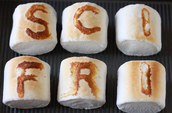 Make A Secret Marshmallow Message