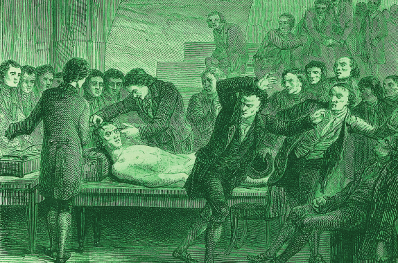 etching of scientific experiment