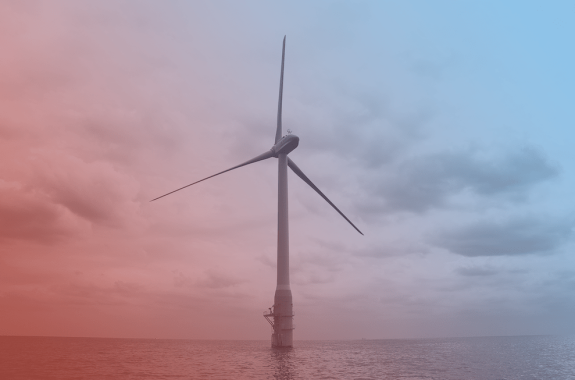 a single offshore wind turbine