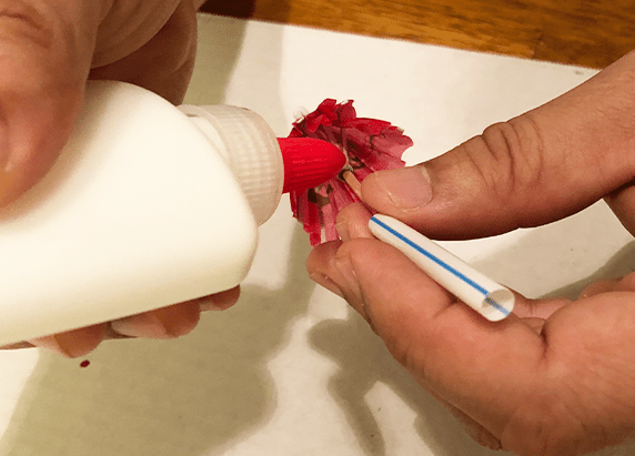 glue bottle and umbrella