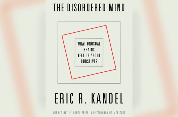 a book cover reading "the disordered mind" by eric r. kandel
