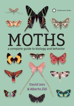 a book cover that says "moths: a complete guide to biology and behavior"