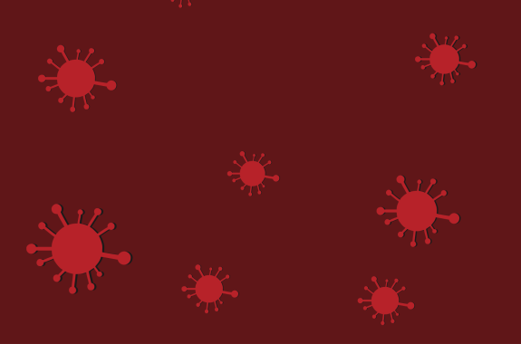 an abstract art of coronavirus cells