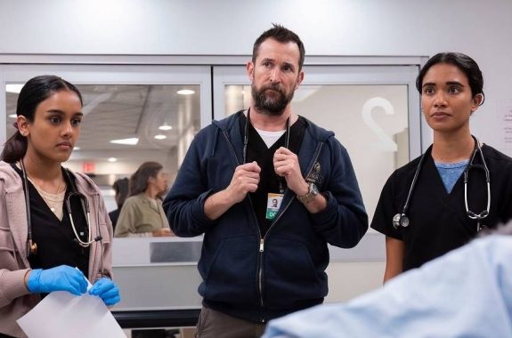 A group of actors playing doctors on a TV show.