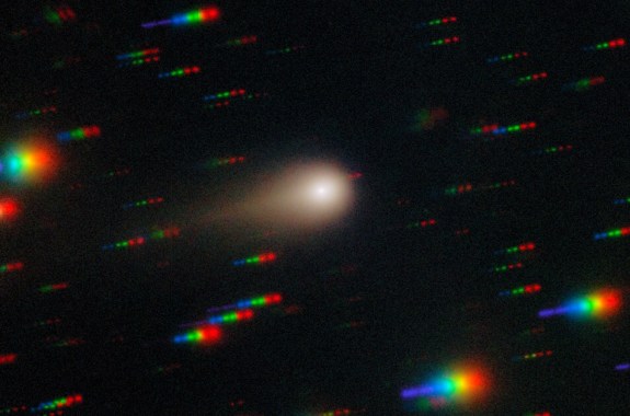 A stellar object flying